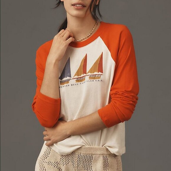 Hunter Bell Yacht Club Raglan Tee - Picture 1 of 8